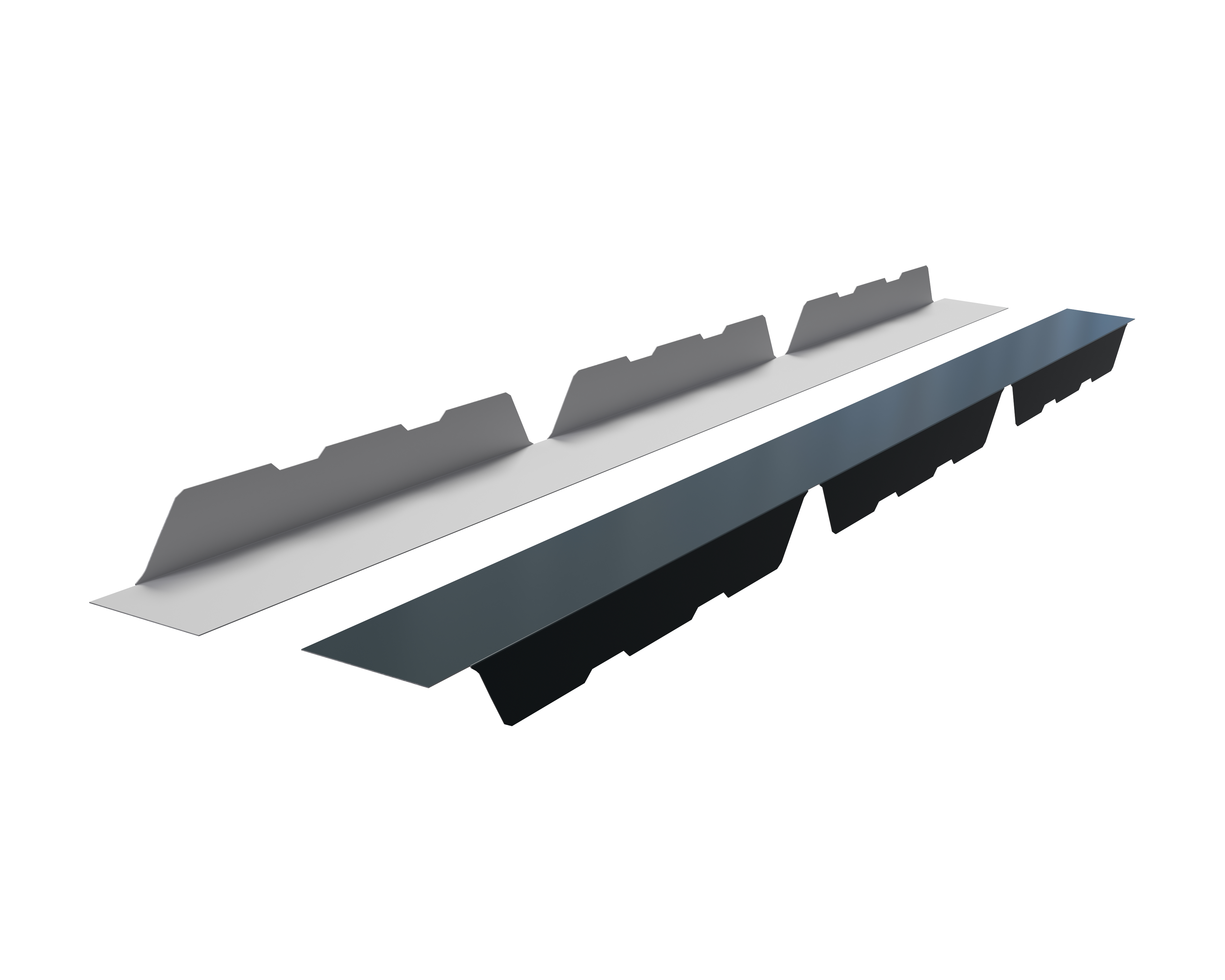 Zahnbleche Ondatherm 1001 RAL 7016