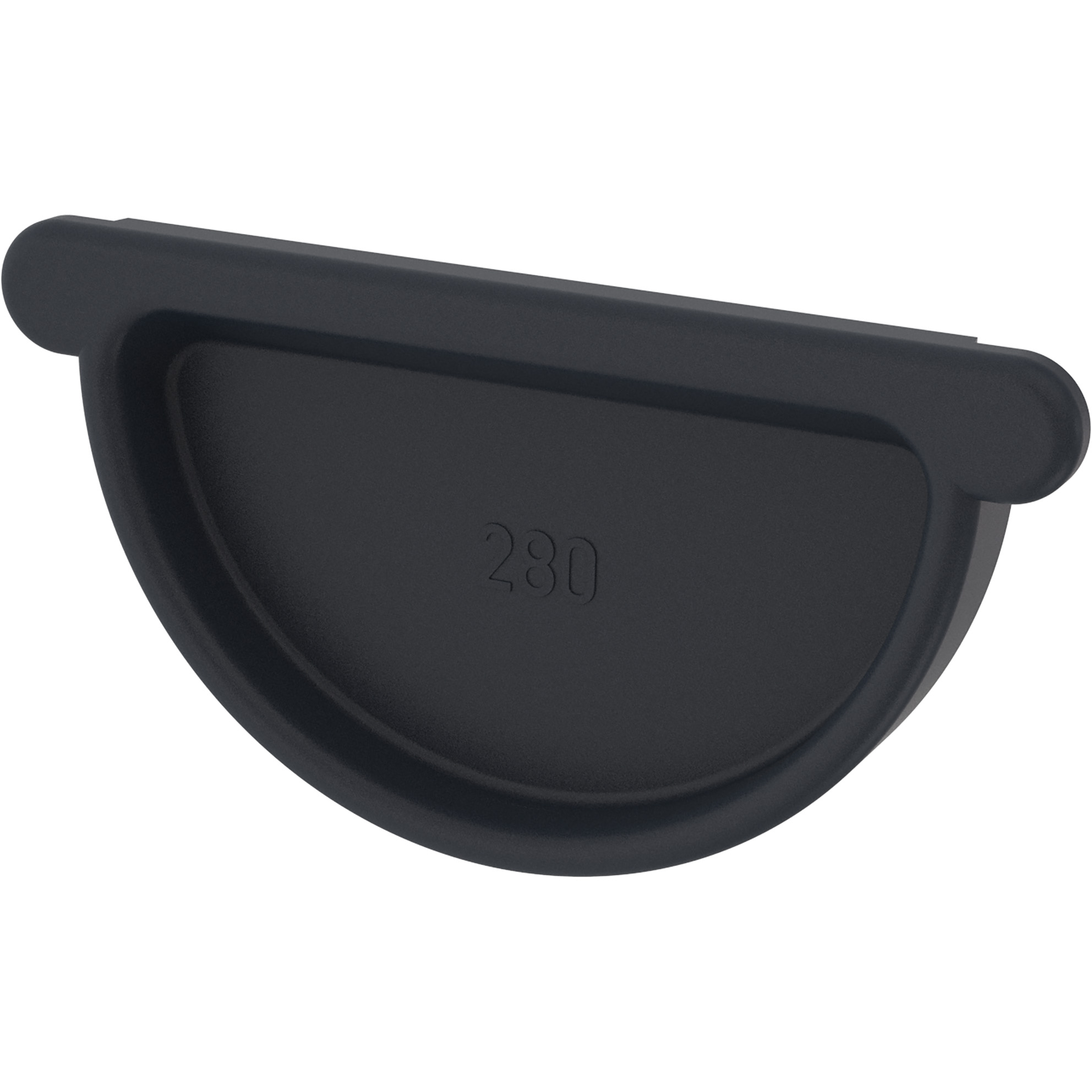 Steckboden mit Dichtlippe RAL 7016 Nenngröße 280mm