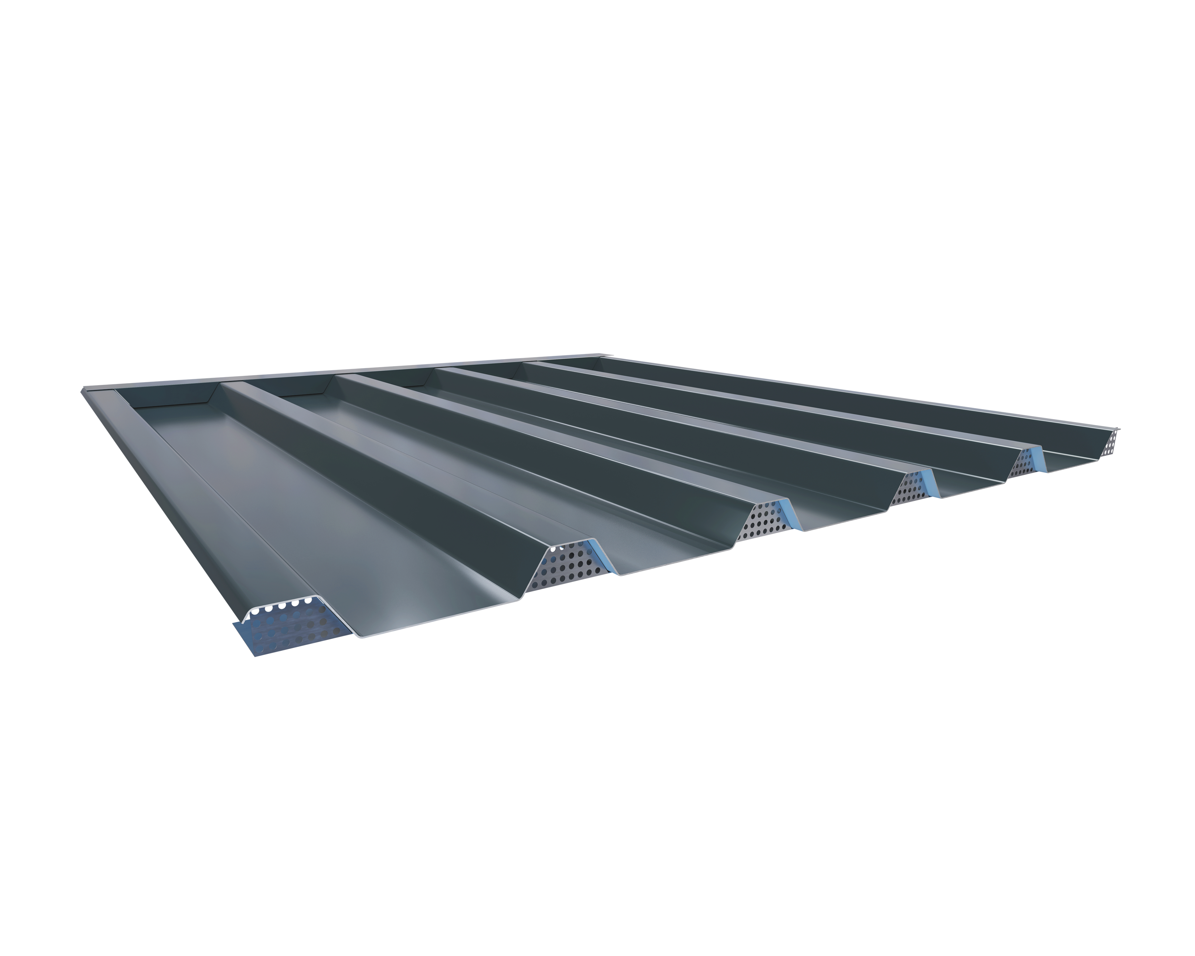 Trapezblech 35/207 RAL 7016 mit Zahnblech