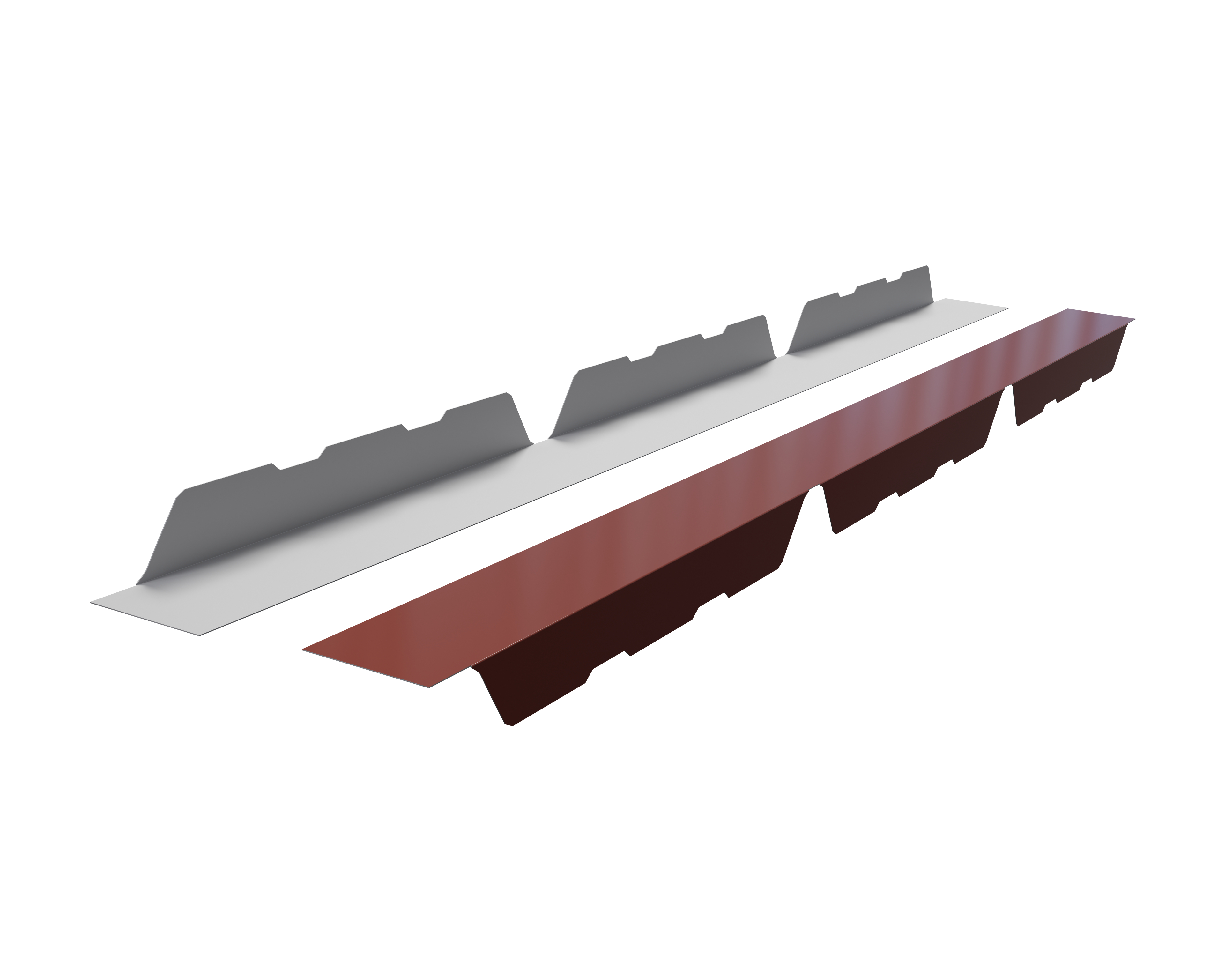 Zahnbleche Ondatherm 1001 RAL 8012